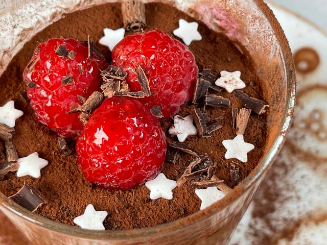 Mousse al cioccolato senza panna