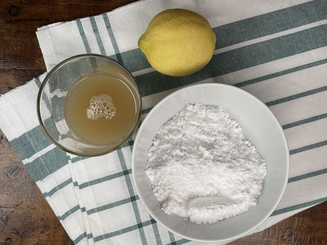 ingredienti per le meringhe vegane