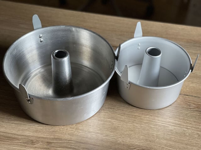 Stampi per ciambella americana o Chiffon Cake da 26 cm e 18 cm