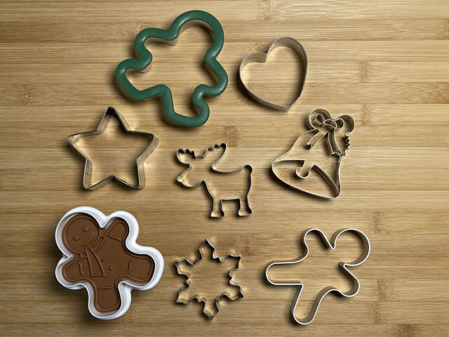 tagliabiscotti per biscotti pan di zenzero senza glutine