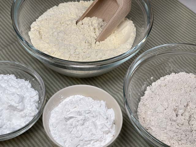 Farine senza glutine Mix #2, farina di miglio e sorgo, amido di tapioca e fecola