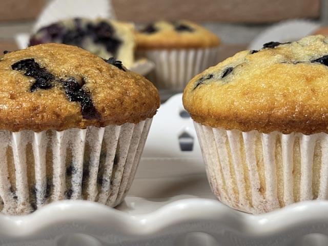 muffin ai mirtilli light senza burro a confronto due diverse cotture