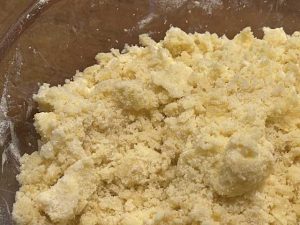 impasto della Sbrisolona senza glutine