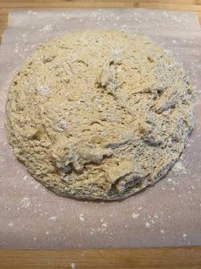 impasto lievitato della torta di rose senza glutine