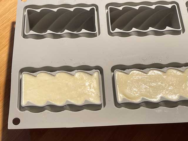Panna cotta nello stampo in silicone Silikomart