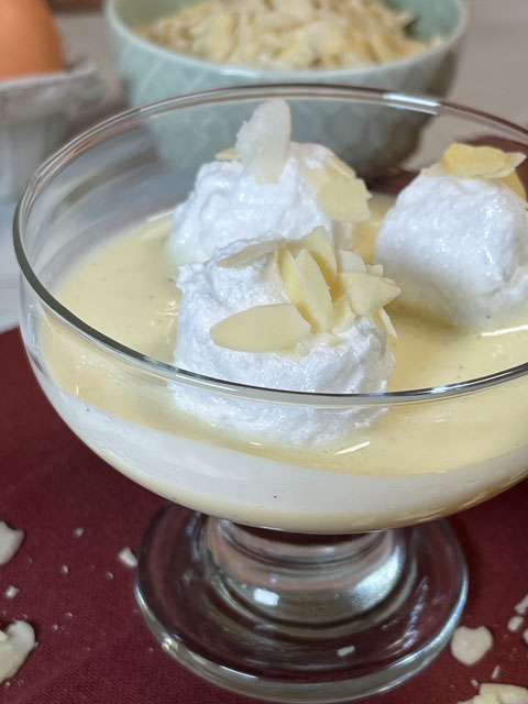 ricetta ile flottante dolce francese al cucchiaio