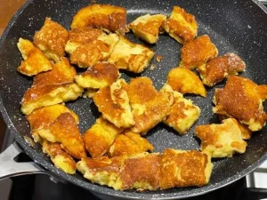 ricetta kaiserschmarren senza glutine caramellato a fine cottura