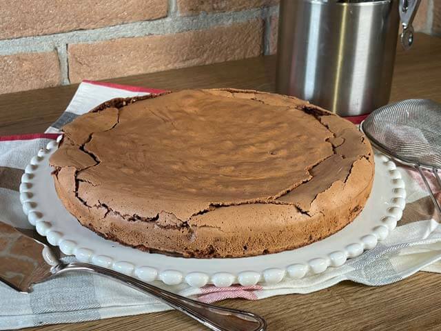 torta tenerina light senza burro dal cuore morbido