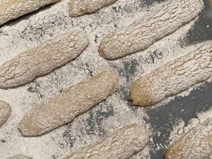 savoiardi vegani appena sfornati