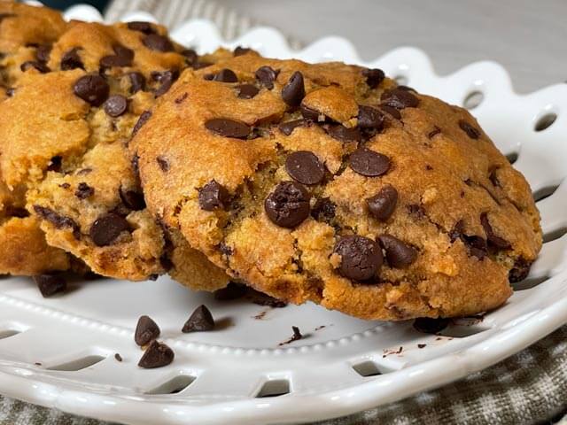 cookies vegani croccanti fuori e morbidi dentro