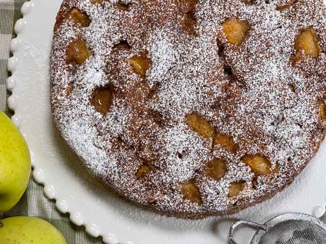 torta di mele vegana senza burro e uova