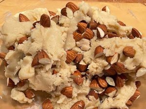 impasto dei cantuccini vegani