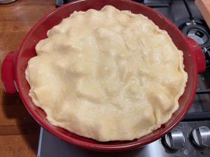 come stendere l'impasto della tarte tatin senza burro sulle mele