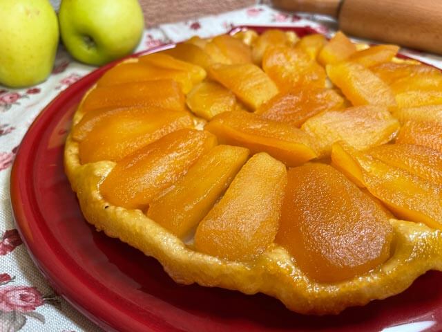 tarte tatin senza burro alle mele