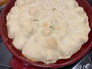 tarte tatin di mele senza burro dopo la cottura