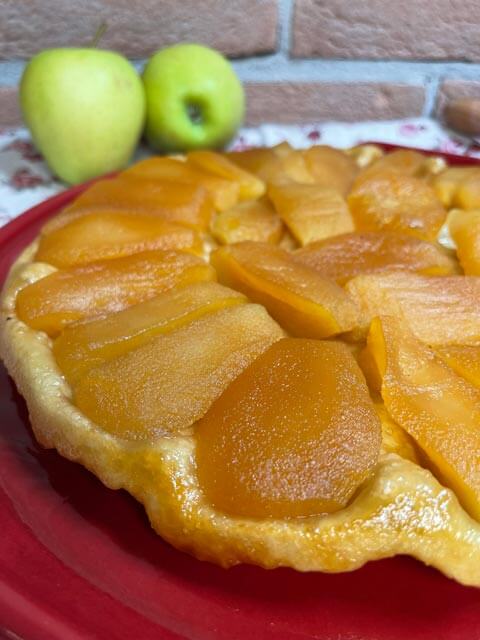 tarte tatin veloce senza burro alle mele