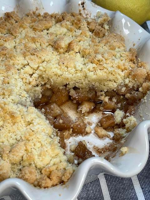 Crumble con farina di riso gluten free