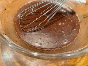 impasto torta caprese vegana al cioccolato