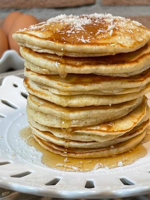 tra le ricette con farina di cocco i pancake al cocco sono i migliori