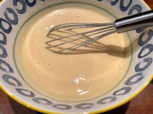 pastella per pancake con farina di ceci