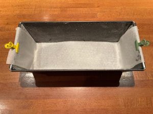 stampo per il plumcake con farina di mandorle