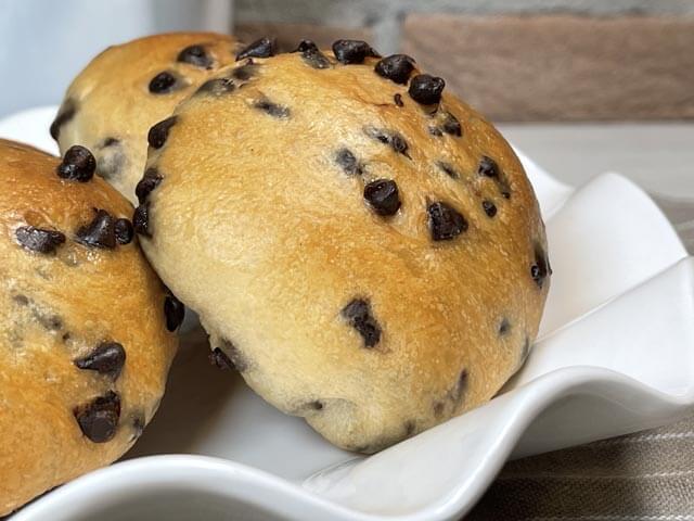 pangoccioli vegani dorati pronti da gustare