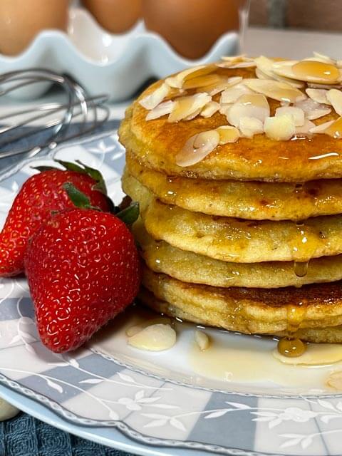 pancake con farina di mandorle soffici naturalmente senza glutine
