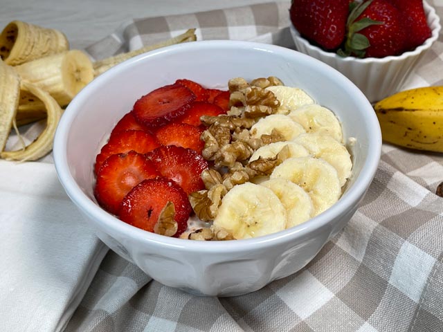 porridge freddo ricetta base con fiocchi d'avena
