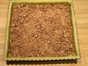 fondo di amaretti della crostata amaretti e marmellata