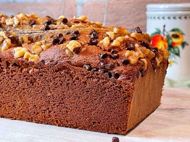 banana bread senza burro alto e soffice