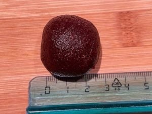 dimensioni dei tartufi di cioccolato con biscotti secchi