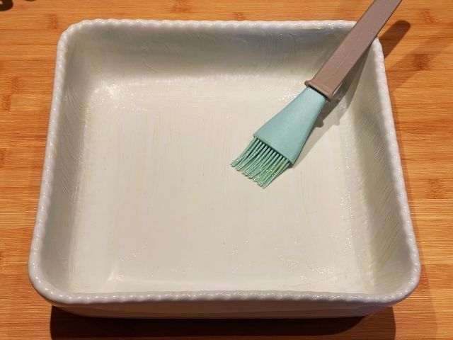 stampo in ceramica quadrato per brownies al microonde