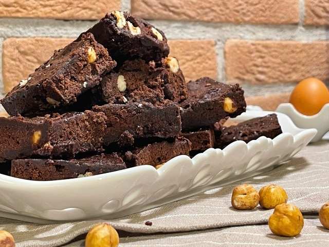 brownies al microonde cioccolato pronti da servire
