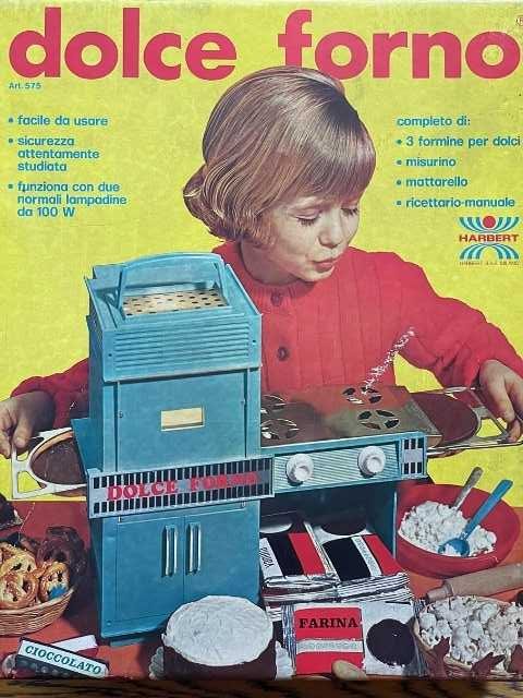 Locandina pubblicitaria degli anni '70 il dolce forno Harbert