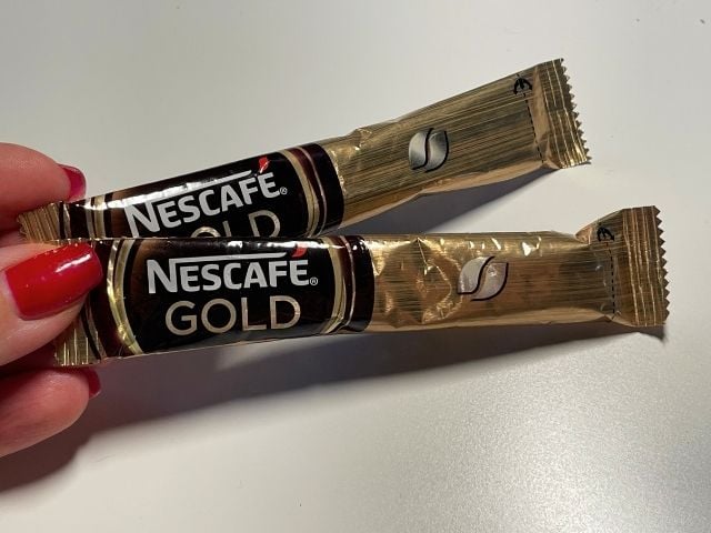 bustine di caffè solubile per semifreddo al caffè