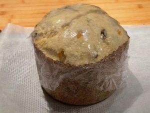 panettone senza glutine con farine naturali perfettamente lievitato in 2 ore