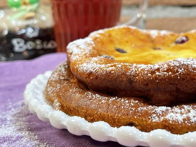 torta ricotta e mirtilli senza farina con fecola senza glutine
