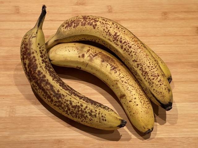 banane mature perfette per preparare il banana bread senza glutine
