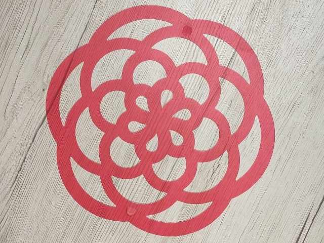 stencil per decorare la torta di carote senza glutine