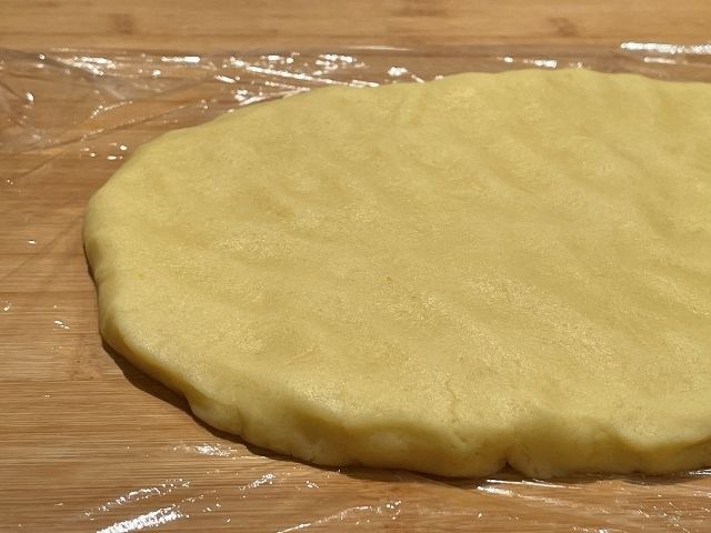 pasta frolla senza glutine impasto crudo panetto