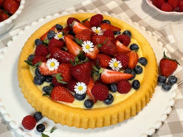 esempio di base per crostata morbida farcita