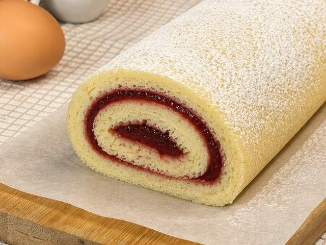 Pasta biscotto senza glutine farcita con confettura ai frutti rossi